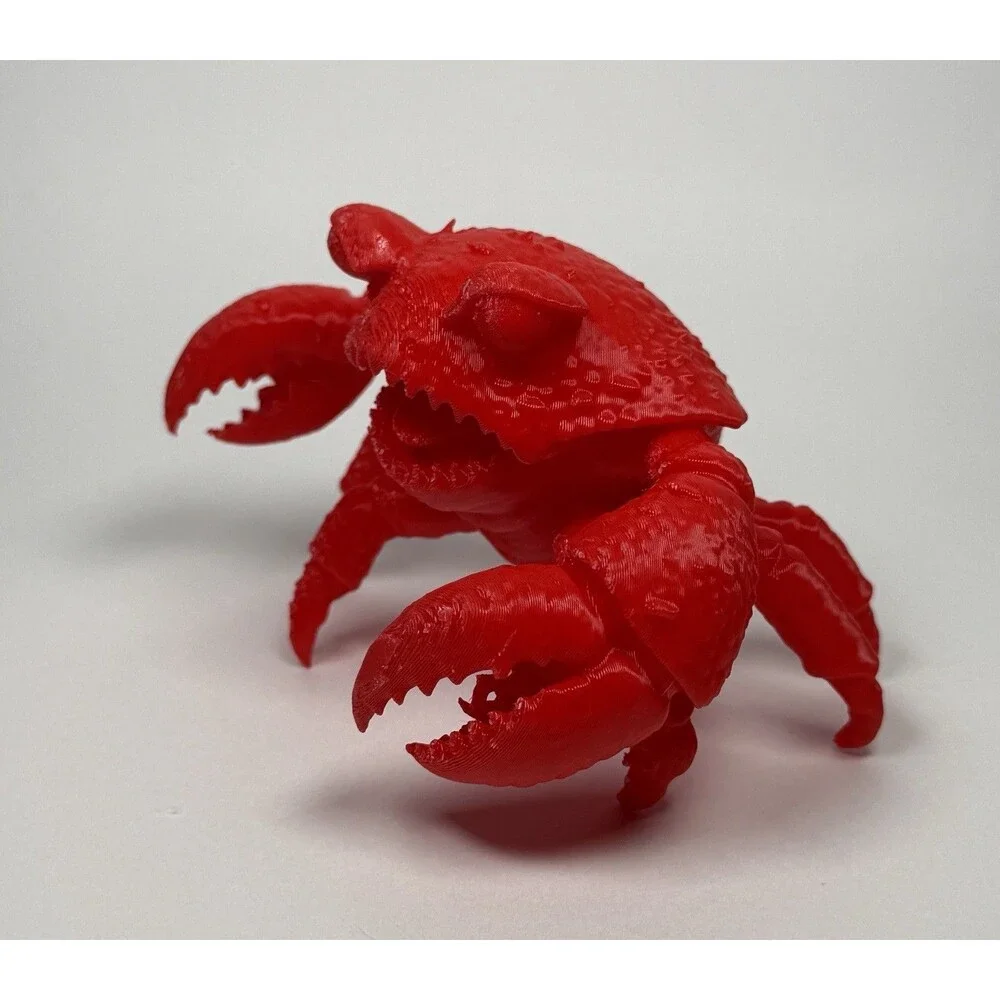 Attack Of The Crab Monsters Red Plastic Toy